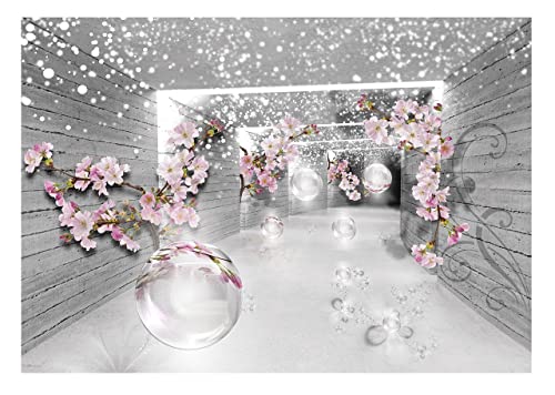 Forwall Fototapete 3D Effekt Blumen Magischer