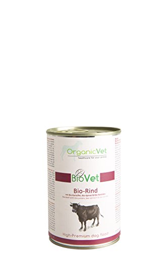 OrganicVet Katze Nassfutter BioVet Bio-Rind Mir Bio