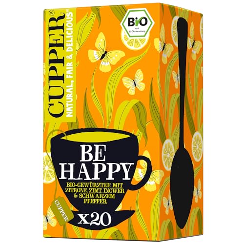 CUPPER Be Happy Bio-Gewürztee mit Zitrone