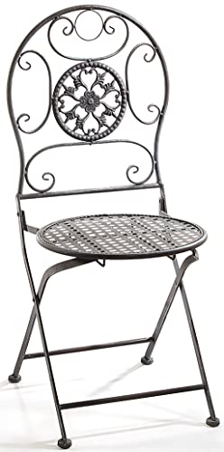 Kobolo Metallstuhl Gartenstuhl Vintage Nostalgie Stuhl