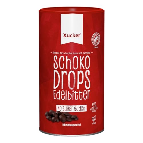Xucker Schoko Drops Edelbitter 750g