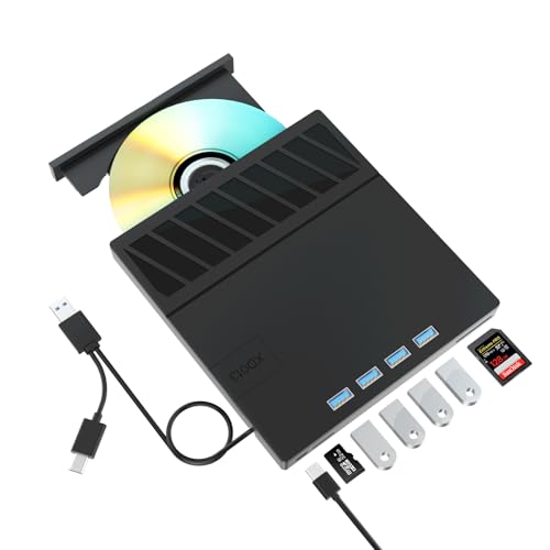 Yaeonku Externe Blu Ray CD DVD Laufwerk USB 3.0 Type