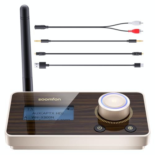 SOOMFON 3-in-1 Bluetooth 5.2 Sender Empfänger mit Display (B9203A-1)
