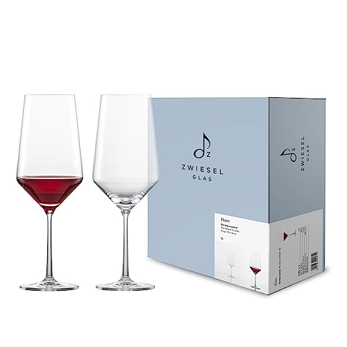 Zwiesel Glas Bordeaux Rotweinglas Pure (2-er Set)