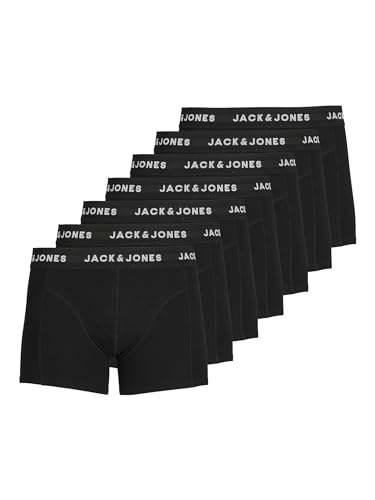 JACK & JONES Men's Black Boxer Shorts 7-Pack
