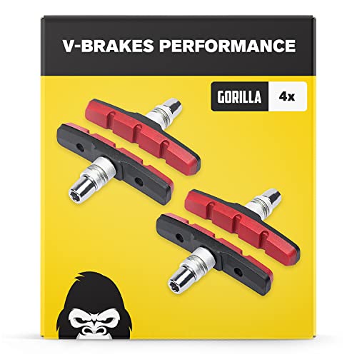 4 Stück (2 Paar) POINT V-Brake Bremsschuhe
