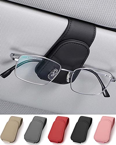 Sonnenbrillenhalter Brillenhalter für Auto-Sonnenblende color Schwarz