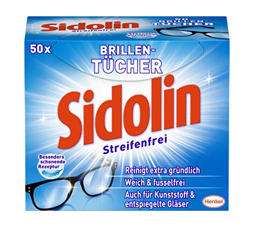 Sidolin Brillenputztücher (50 Stück)