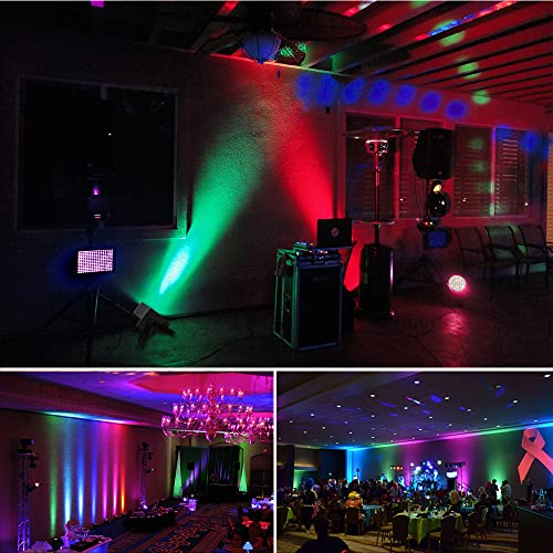 Bühnenbeleuchtung im Bild: MOSFiATA Partylicht, Led Strahler RGB DJ