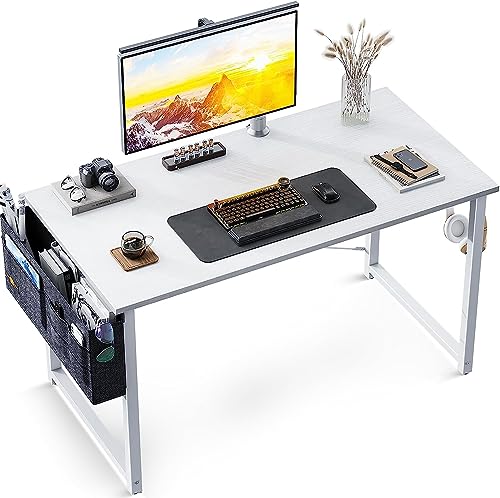 ODK Klein Schreibtisch Weiß 100×48×74cm Computertisch