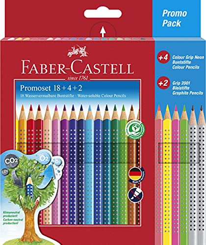 Faber-Castell 201540 - Buntstifte Set für Kinder und Erwachsene
