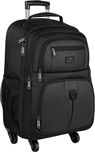 MATEIN Business Trolley Backpack with Wheels