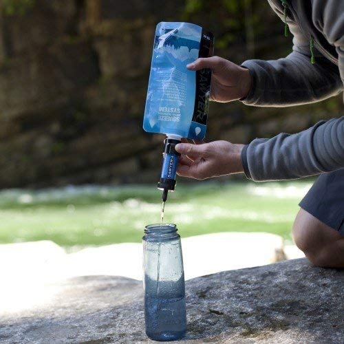 Camping Wasserfilter im Bild: Sawyer Mini PointONE Wasserfilte...