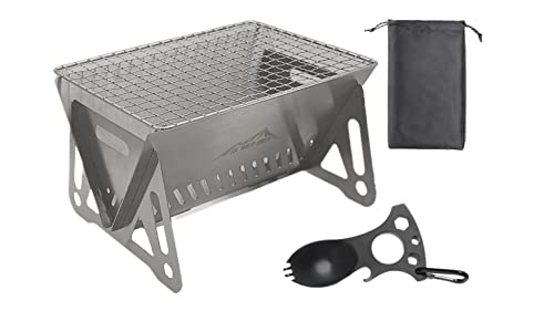 SK Wild Ones Faltbarer Barbecue Camping Grill mit Multitool