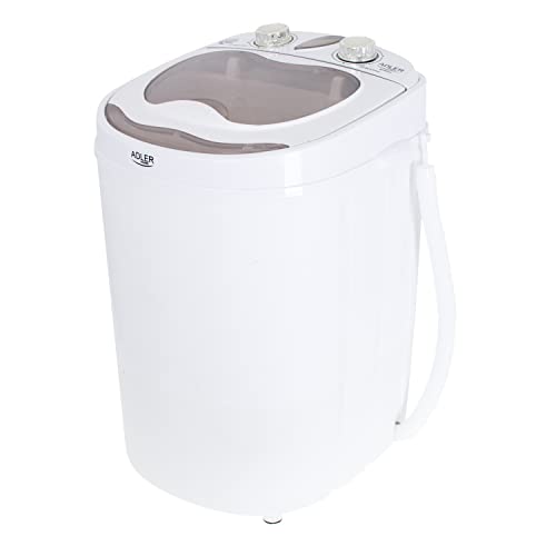 JUNG ADLER AD8055 Mini Waschmaschine mit Schleuder bis 3 KG