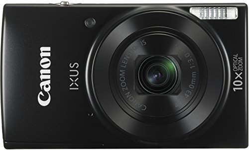 Canon IXUS 180 Digitalkamera (20 MP, 10 x Opt. Zoom, 4 x dig. Zoom, 6,8cm (2,7 Zoll)