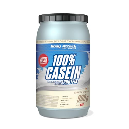 Body Attack 100% Casein Protein Vanilla Cream
