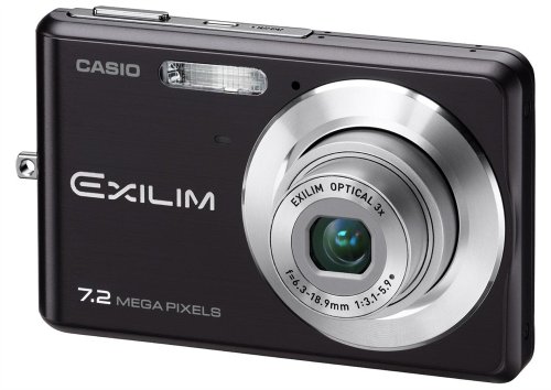 Casio EXILIM EX-Z77 BK Digitalkamera (7 Megapixel, 3-Fach Opt. Zoom, 6,6 cm (2,6 Zoll)