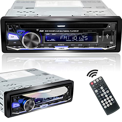 Alondy Autoradio mit CD/DVD Player Bluetooth USB,1Din CD