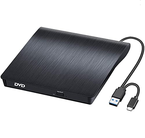 BEVA Externes CD/DVD Laufwerk USB 3.0 & Type