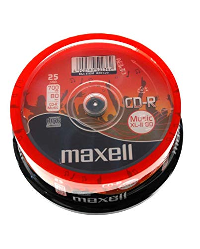 Maxell 25 CD-R 700MB Music XL-II 80 in Cake