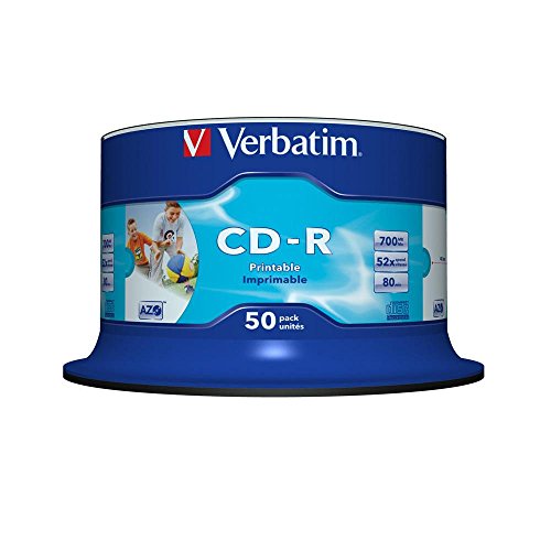Verbatim CD-R AZO Wide Inkjet Printable 700 MB