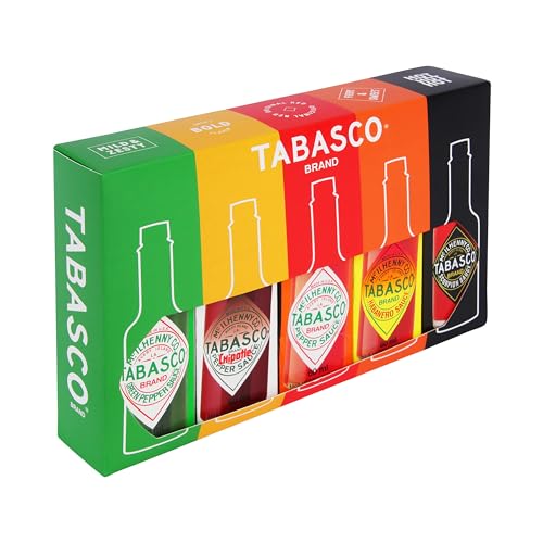 TABASCO Brand Geschenk-Set: 60ml Glasflaschen mit scharfe Chili