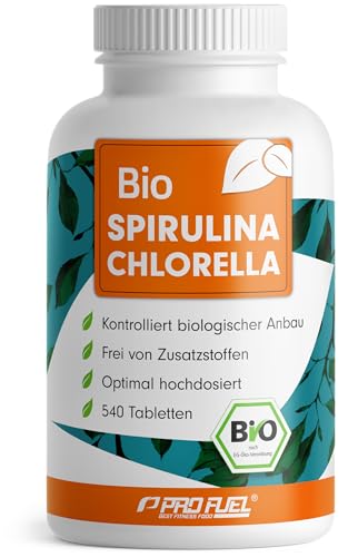 ProFuel Bio Spirulina & Chlorella Presslinge 540x