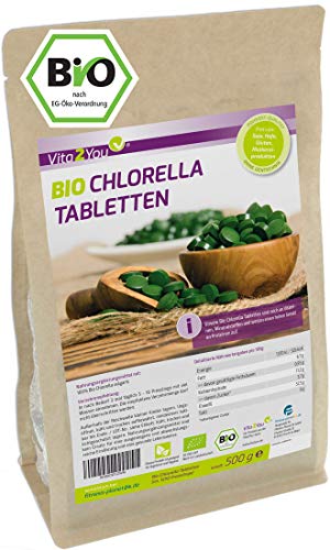 Vita2You Bio Chlorella Tabletten 500g