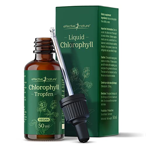 effective nature Liquid Chlorophyll Tropfen aus Alfalfa