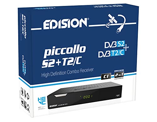 Edision PICCOLLO S2+T2/C Combo Receiver H.265