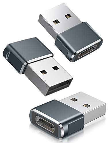 Basesailor USB C Buchse zu USB Stecker Adapter 3 Pack