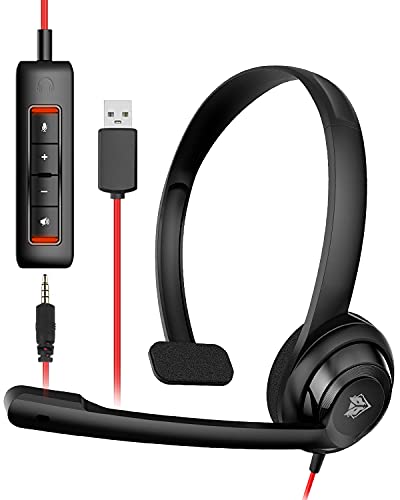 NUBWO USB Headset with Microphone for PC