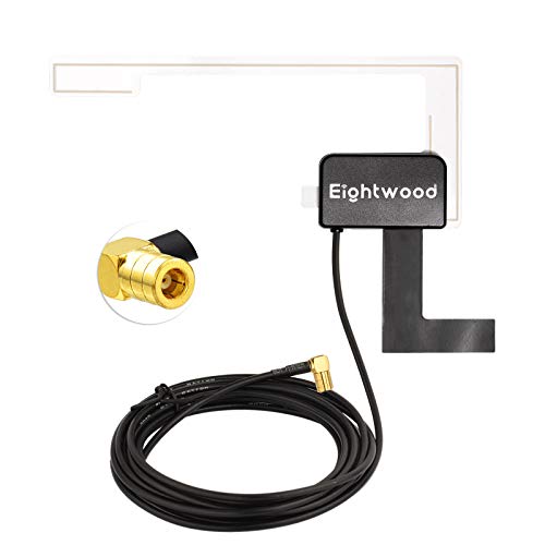 Eightwood Aktive DAB, DAB+ Autoantenne SMB Adapter