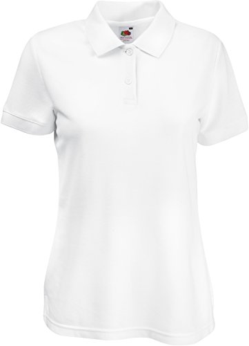 Fruit of the Loom Damen Lady-Fit Poloshirt 65/35 XS