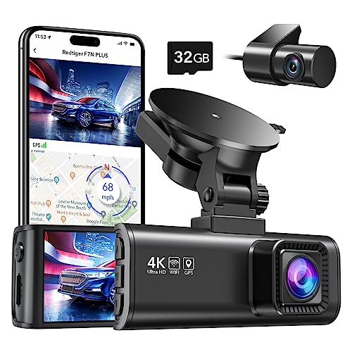 Full HD Dashcam, Autokamera mit 32 GB SD-Karte, 310° Weitwinkelansicht