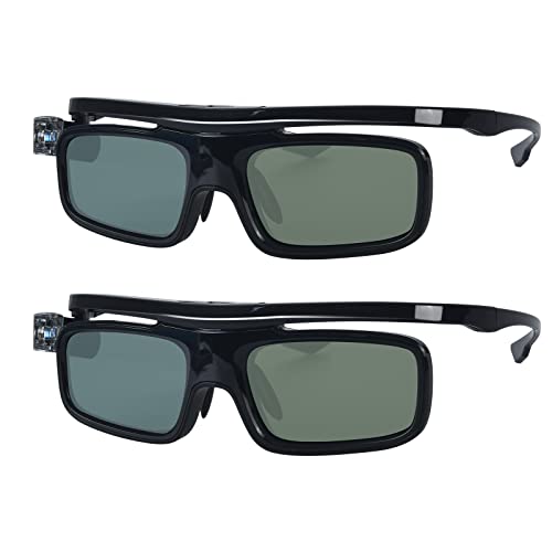 TOUMEI 3D-Brille, 3D Active Shutterbrille Wiederaufladbare