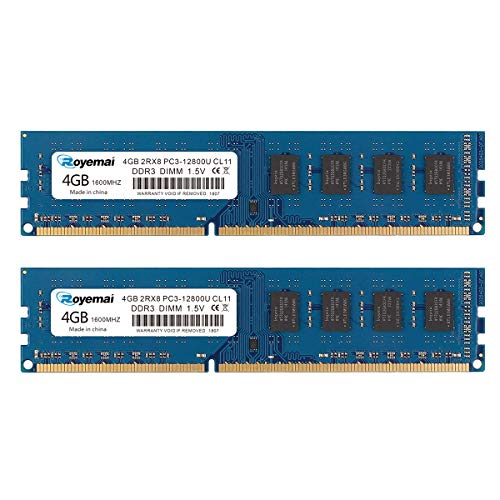 DUOMEIQI DDR3 1600 PC3-12800U 8GB Kit