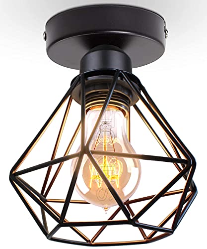 TOKIUS Deckenlampe, 16CM Vintage Deckenleuchte im Industrial