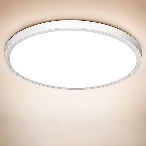 OUILA Deckenlampe LED Deckenleuchte Flach Rund (YLXDD230-18W)