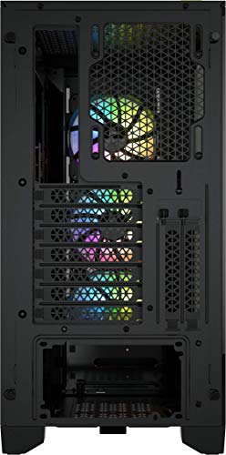 Desktop Gehäuse im Bild: Corsair iCUE 4000X RGB Mid-Tower-ATX-PC-Gehäuse mit Gehärtetem (CC-9011204-WW)