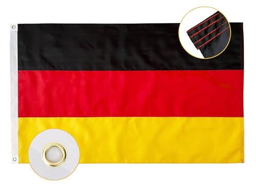 Qanmua Deutschland Flagge 90 x 150 cm