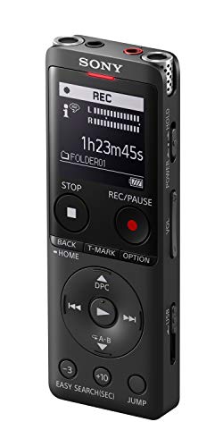 Sony ICD-UX570B OLED Display Diktiergerät 4GB Speicher schwarz