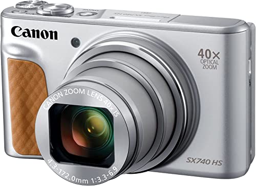 Canon PowerShot SX740 HS Digitalkamera (20,3 MP, 40-fach optischer Zoom, 7,5cm (3 Zoll)