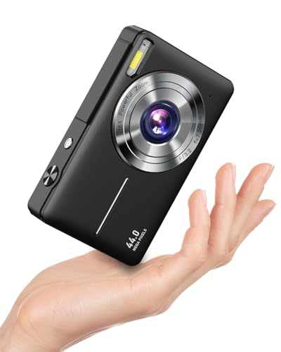 CAMKORY Digitalkamera 1080P FHD Fotokamera 44MP