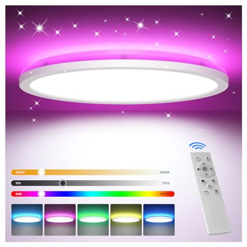 Maß Beleuchtung für StrawPoll LED jedes Zuhause - Dimmbare - Deckenlampe nach