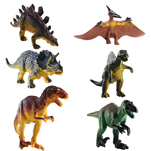 FOGAWA 6 Stück Dinosaurier Spielzeug Set