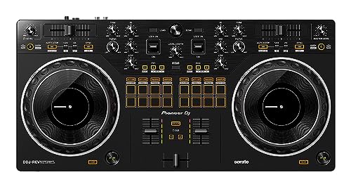 Pioneer DJ DDJ-REV1 2-Kanal-Profi-DJ-Controller im Scratch