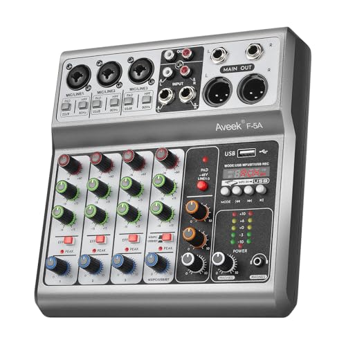 Aveek Professioneller Audio-Mixer