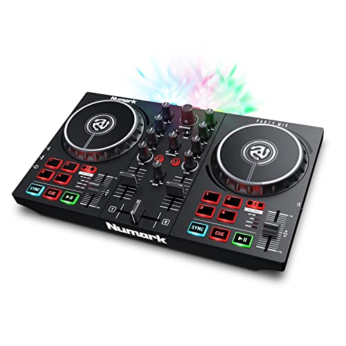 Numark Party Mix II – DJ Controller Pult mit 2 Decks